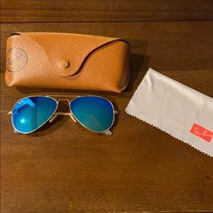 Authentic Rayban Mirrored Aviator